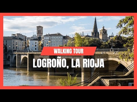 Walking tour Logroño La Rioja | North of Spain [4K]