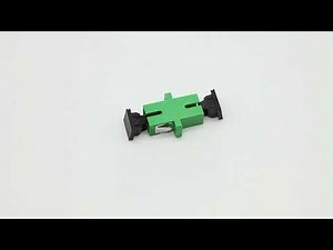 Simplex Single Mode SC APC Fiber Optic Adapter With flage detail display