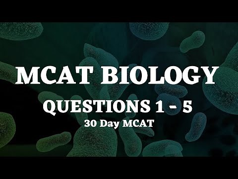 30 Day MCAT Biology Questions 1-5