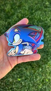 Sonic Metallic Sticker Vinyl Decal Werehog Shadow Knuckles Tails Amy Super Sonic Adventure Chaos Emeralds Eggman Frontiers - Etsy