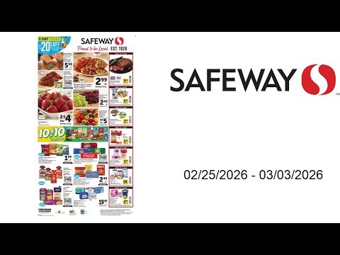 Safeway Weekly Ad - 02/25/2026 - 03/03/2026