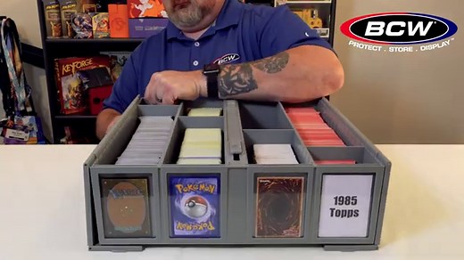 Collectible Card Bin - 3200 - Gray