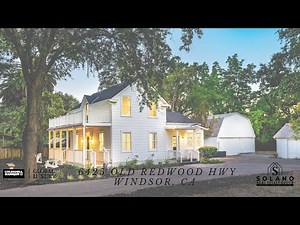 Historical 1920's Farmhouse Tour! - 6425 Old Redwood Hwy, Windsor Ca 95492
