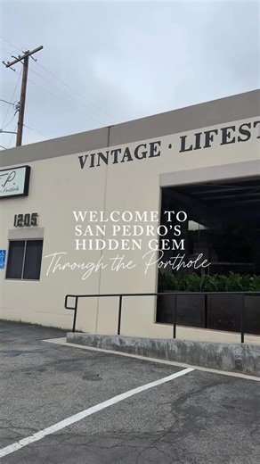 San Pedro’s hidden gem — Through the Porthole ✨ A little tucked away, very much worth the stop. Vintage, antique, reclaimed, and one-of-a-kind pieces for every corner of your home. Ever-changing inventory, always something new to discover. 📍 1205 N Gaffey St, San Pedro, CA 90731 🕰 Wednesday–Saturday 10am–4pm 🕰 Sunday 11am–4pm 🚪 Closed Monday & Tuesday 🌐 www.throughtheporthole.shop 🚚 Nationwide shipping available — just ask!