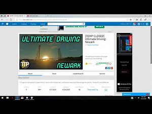 Roblox Ultimate Driving Newark Is Temporily Closed! For Updates, Map Redo, And New Cars On The Way