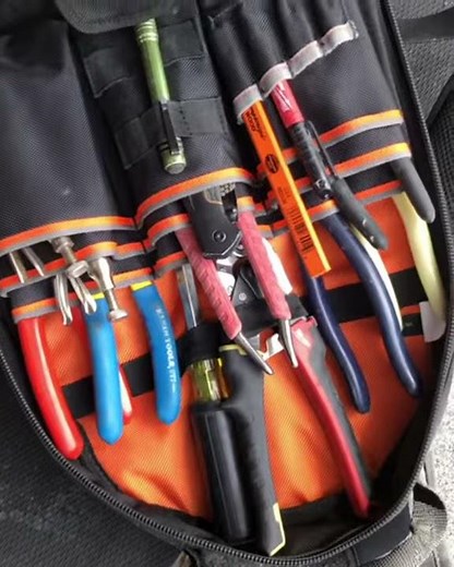 How to organize your Klein Tool Backpack