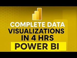 Complete Data Visualizations in Power BI – Learn Every Chart in Just 4 Hours | Free Sample Dataset