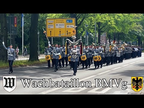Preußens Gloria + Regimentsgruß - Wachbataillon der Bundeswehr / Stabsmusikkorps Schloss Bellevue