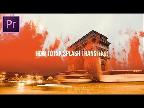 Adobe Premiere Pro: Ink Drop Transition Effect (How to)