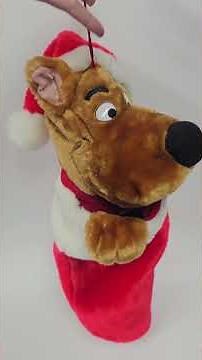 Gemmy Scooby-Doo Doo Singing /Talking Christmas Stocking