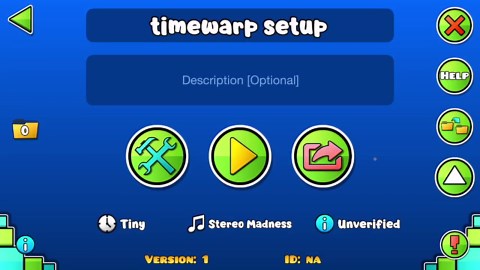 i found how to use timewarp on any level