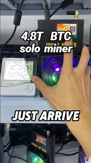 New arrive： 4.8T solo miner for BTC！