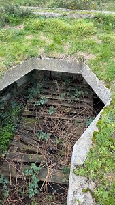 WW2 GERMAN HEAVY MACHINE GUN EMPLACEMENT This is a heavy-duty open emplacement known as a Michelmannstand and was built as a position for a heavy machine gun. Located in the woodland behind the dunes d’Ecault to the south of Equihen-Plage – where there are lots of beach-side concrete bunkers and casemates – this site is known as Stp273 ‘Iris’ and was an extensive position featuring personnel shelters, defensive bunkers, and open emplacements. The remains of open emplacements for 7.62cm field gun