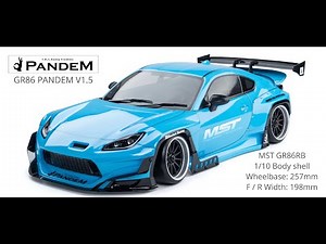 New MST car shell – GR86RB