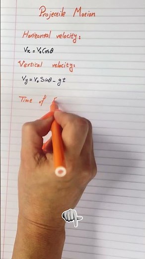 Projectile Motion in 10 Seconds! 🎯📐 (Range & Height Explained)