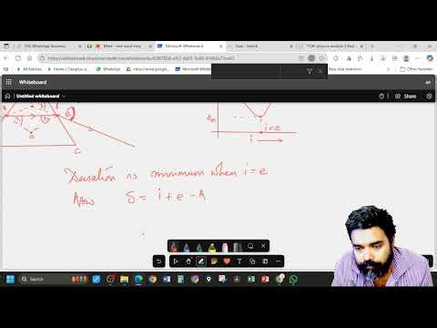 2025 Derivation minimum deviation prism formula