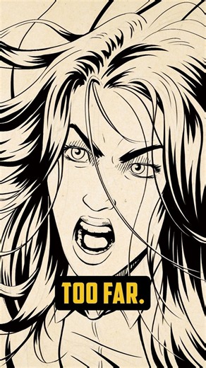 Getting angry expressions in character art right, how much is to far, and when is it not far enough