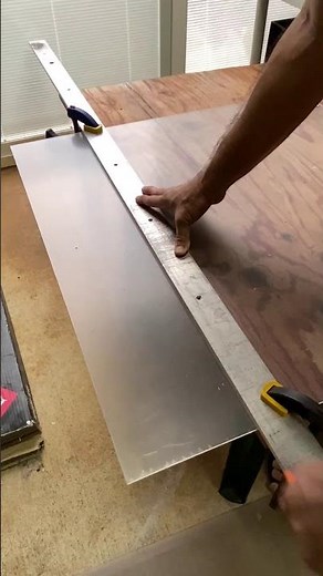 Cut a Thin Acrylic Sheet Without a Saw #shorts