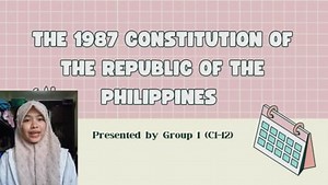 THE 1987 CONSTITUTION OF THE REPUBLIC OF THE PHILIPPINES GR1 CWTS S12