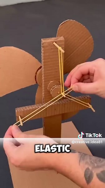 Build a Rubber Band-Powered Fan