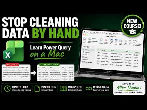 COURSE PROMO: Why Mac Users Struggle with Power Query (And How This Course Fixes It)