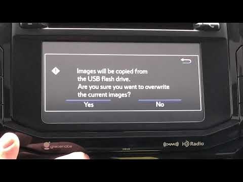 2018 4Runner Custom Picture Start Up Nav Screen