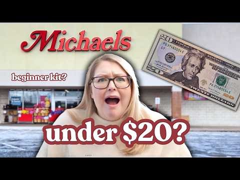 🧶 Can I Build a Beginner Crochet Kit at Michaels for Just $20? | Become a crocheter on a budget!
