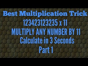 Multiply any number by 11[ Part 1]