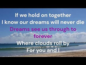 If we hold on together - Diana Ross with Lyrics‪@HammieLuLu‬ ~ Land Before Time theme song