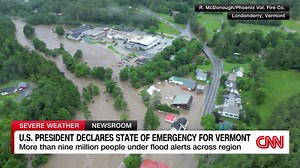 Intense rain and flash floods create misery in Vermont