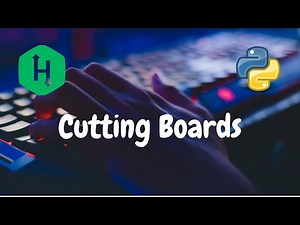 191 - Cutting Boards | Greedy | Hackerrank Solution | Python