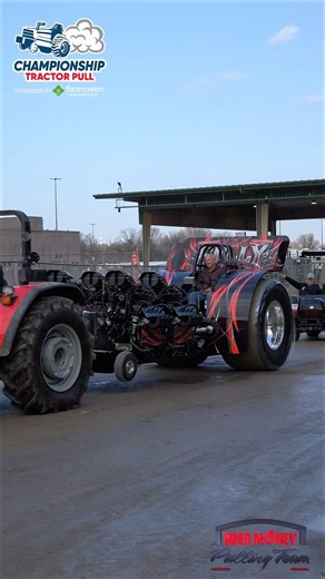 The new “Bully” Modified Tractor heading to Broadbent at the Championship Tractor Pull!! #nfms