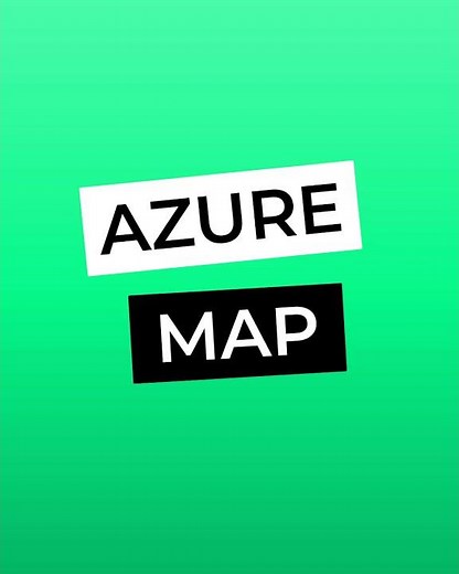 AZURE MAPS Visual in Power BI #Shorts