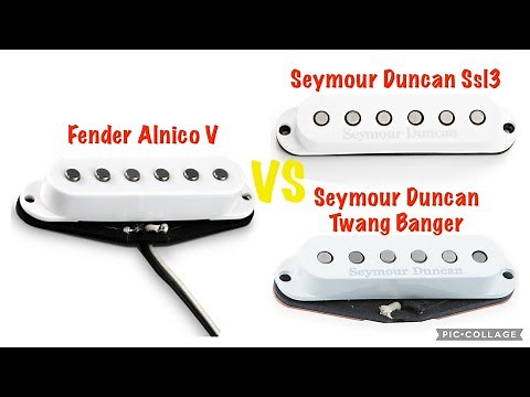Test Seymour Duncan Twang Banger - Ssl3 - Original Fender comparison