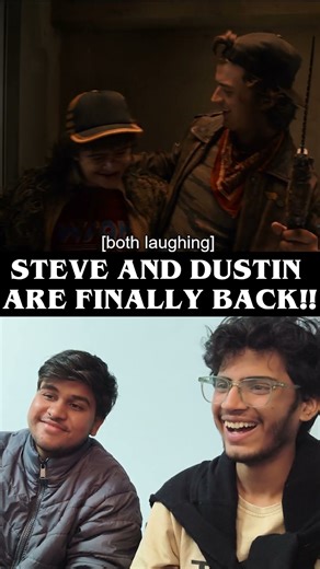 Steve & Dustin are finally back!!!! (Stranger Things 5 Ep 7) #reaction #strangerthings5 #emotional