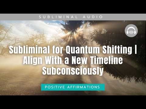Subliminal for Quantum Shifting | Align With a New Timeline Subconsciously
