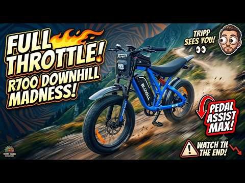 (Trippy Island Style): Tripp Sees You! 👀 Bluvall R700 Full Speed Ahead & Epic Downhill Slope! ⚡