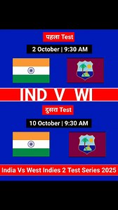 62K views · 621 reactions | India Vs West indies 2 Test match series 2025 | PG Marwadi | Facebook