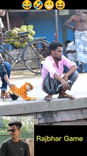 Fake Tiger Prank on public 🤣😁😂 | #shorts #prank