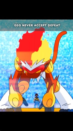 PIKACHU ⚡ on Instagram: "INFERNAPE EGO NEVER ACCEPT DEFEAT ☠️🔥 . . Follow /:- @_inpokeeditz.01 . . #pokèmon #poké #infernape #ashketchum #sinohleague"