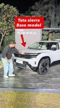 Tata Sierra Base model✅ | Tata sierra smart+ Features | 100% पैसा वसूल😍| #tata #tatasierra #sierra