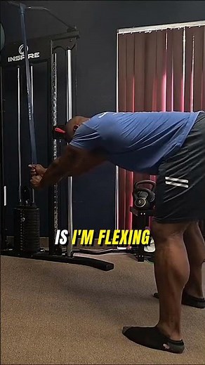 Bent Over Banded Crunches: Crunch Without Neck Pain!👌#core #shorts #exercises