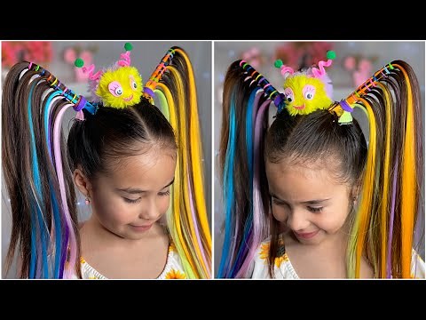 Peinado loco y divertido para niñas 🦋