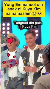 Kuya Kim's son's name is also Emmanuel😭#emmanuel #emman&kimatienza