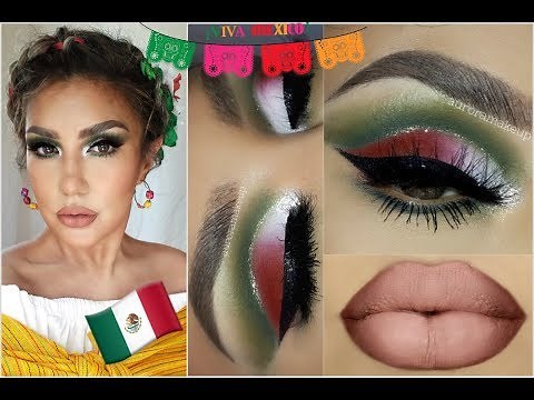 🇲🇽 Maquillaje PATRIO Fiesta Mexicana /🇲🇽 Mexican Makeup tutorial | auroramakeup