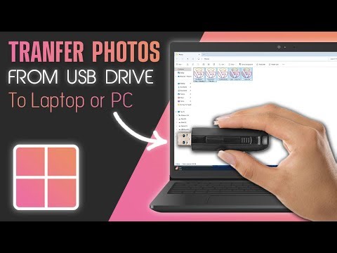 Transfer Photos From USB Drive To Laptop or PC in 1 minute