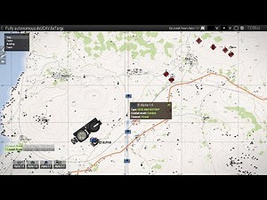 ArmA 3: Fully-autonomous UCAV operation in a "Multi-Drone Control" scenario