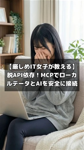【厳しめIT女子が教える】脱API依存！MCPでローカルデータとAIを安全に接続