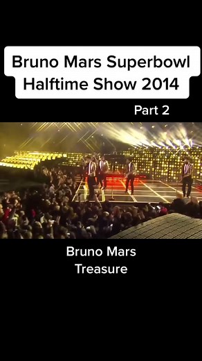 Bruno Mars - Treasure - Superbowl Halftime Show 2014 #brunomars #superbowlhalftimeshow #nfl #viral #fyp @NFL Deutschland @NFL