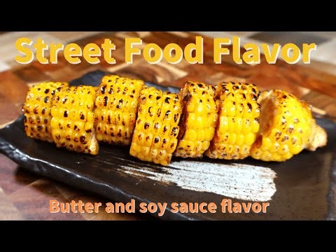 Japanese Festival Street Food | Grilled Corn with Butter Soy Sauce Recipe